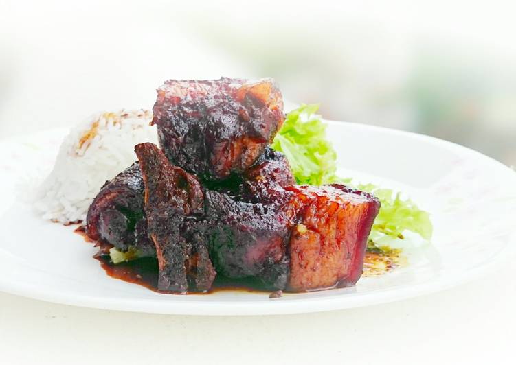 Simple Way to Prepare Speedy Drunken Pork In Brandy and Dark Soy Sauce Stew