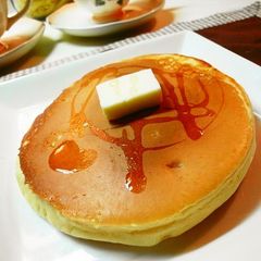 A picture of For Breakfast Fluffy Pancakes.