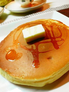 A picture of For Breakfast Fluffy Pancakes.