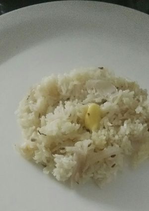 A picture of Onions Jeera Rice.