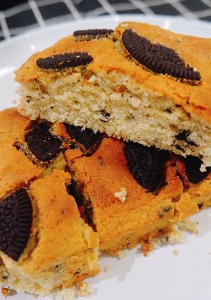 Foto resep Bolu Cookies & Cream Oreo