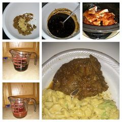 A picture of Rita's crock pot chops.