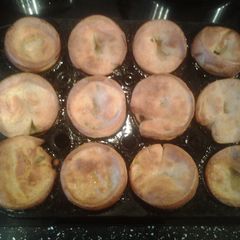 A picture of Yorkshire puddings.