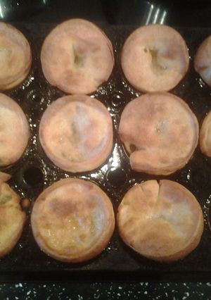 A picture of Yorkshire puddings.