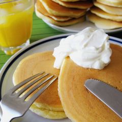 A picture of Rich Milk Pancakes.