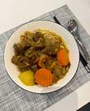 Mỳ trứng tươi bò sốt vang