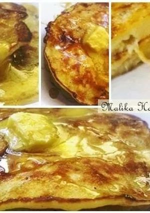 A picture of Perfect banana pancake ♡.