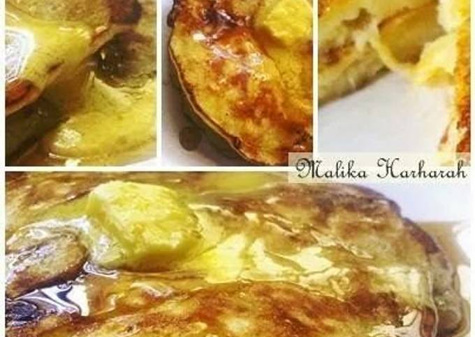 How to Make Favorite Perfect banana pancake ♡