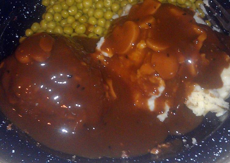 Easiest Way to Prepare Any-night-of-the-week Lovers ,Holiday ,Hearts Salisbury Steak