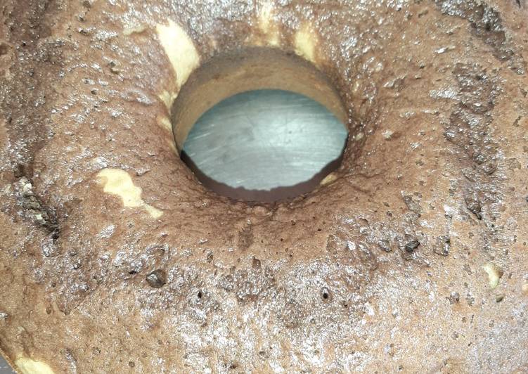 Bizcochuelo marmolado