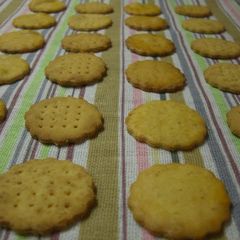 Oil-free Crispy Okara Cookies A picture of Oil-free Crispy Okara Cookies.