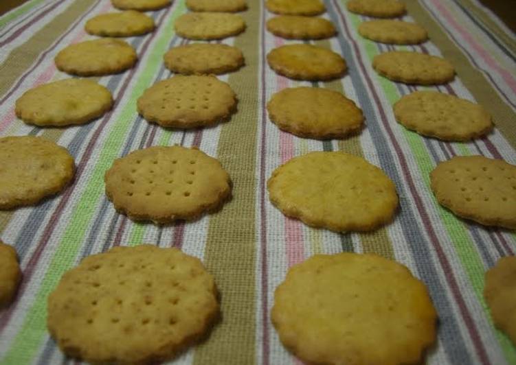 Oil-free Crispy Okara Cookies