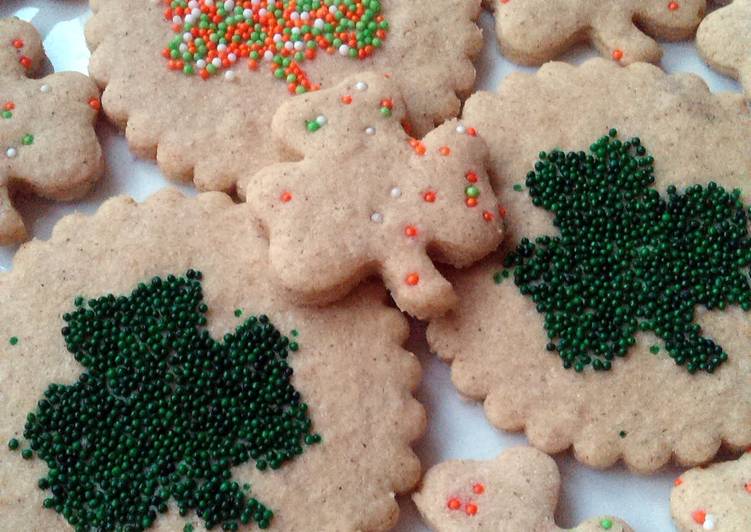 Simple Way to Make Quick Vickys St Patricks Day Shamrock Cookies, Gluten, Dairy, Egg &amp; Soy-Free