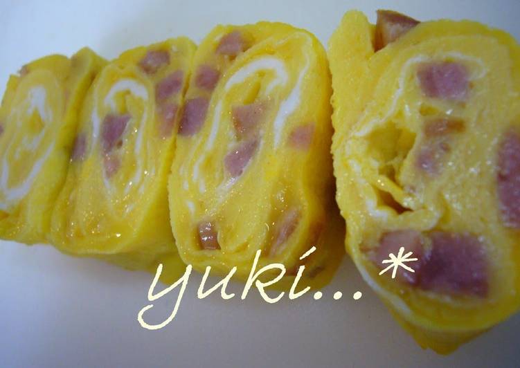 Steps to Make Favorite For Bentos: Tamagoyaki With Leftover Sausage