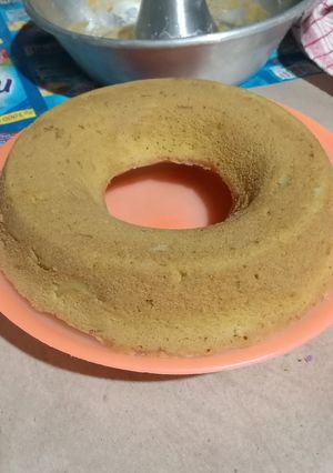 Foto resep Bolu kelapa muda gurih satu telur