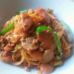 A picture of Easy Nostalgic Kissaten Style Pasta Napolitan - For Bento Too.