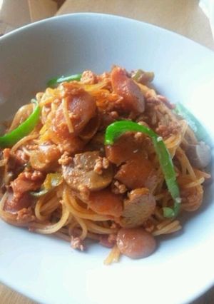 A picture of Easy Nostalgic Kissaten Style Pasta Napolitan - For Bento Too.