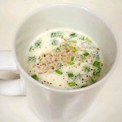A picture of For Breakfast or Dinner Microwaved Milk Soup for One.