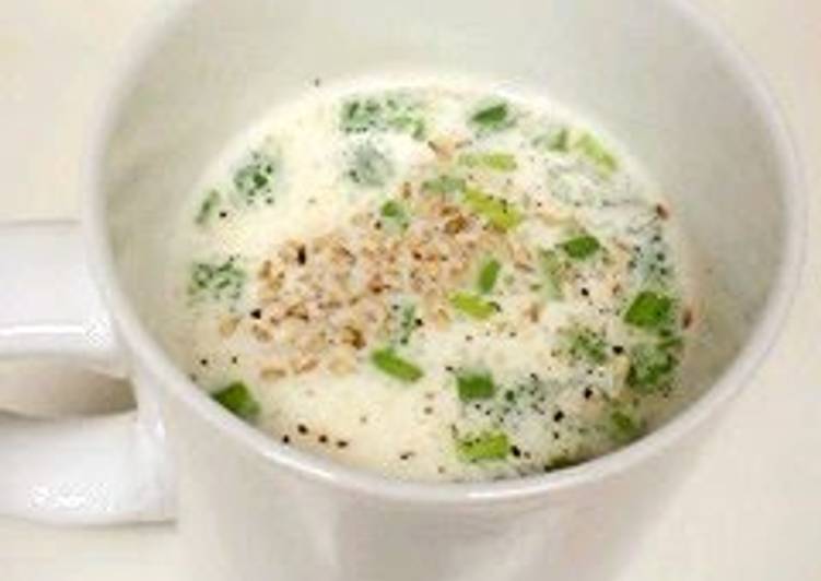 Recipe of Homemade For Breakfast or Dinner Microwaved Milk Soup for One