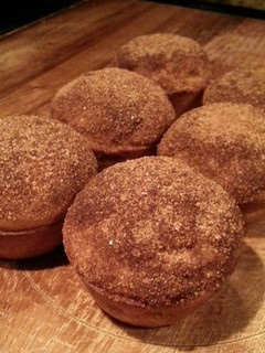 A picture of Cinnamon Apple Muffins.