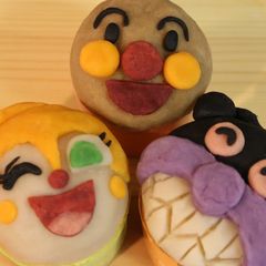 A picture of Anpanman Cupcakes.