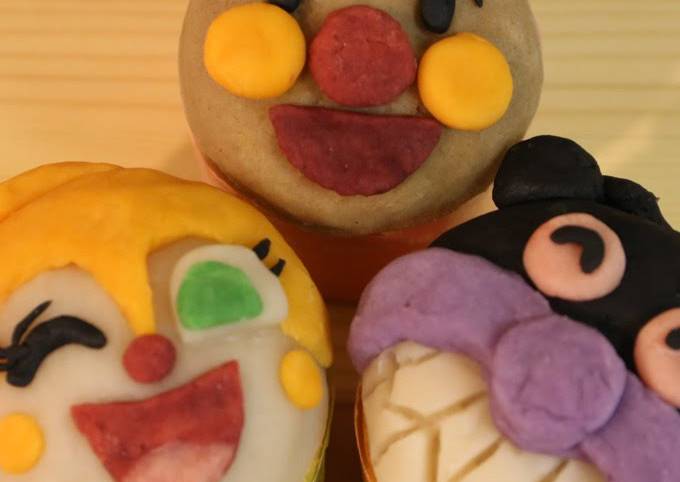 Anpanman Cupcakes