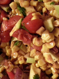 A picture of Healthy Avocado Corn & Tomato Salad.