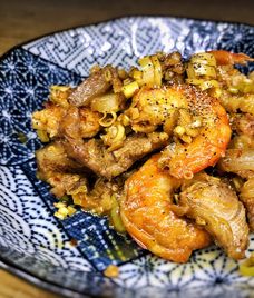 tôm một nắng rim