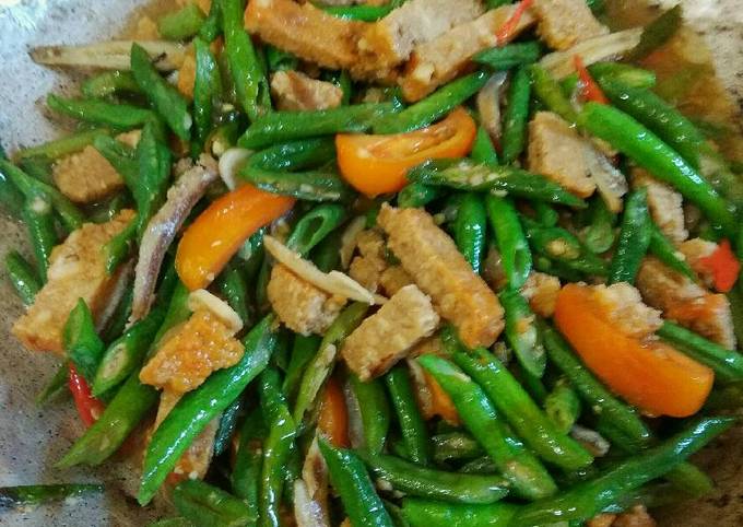 Resep Tumis Kacang Panjang Oncom Saus Tiram oleh Anto - Cookpad