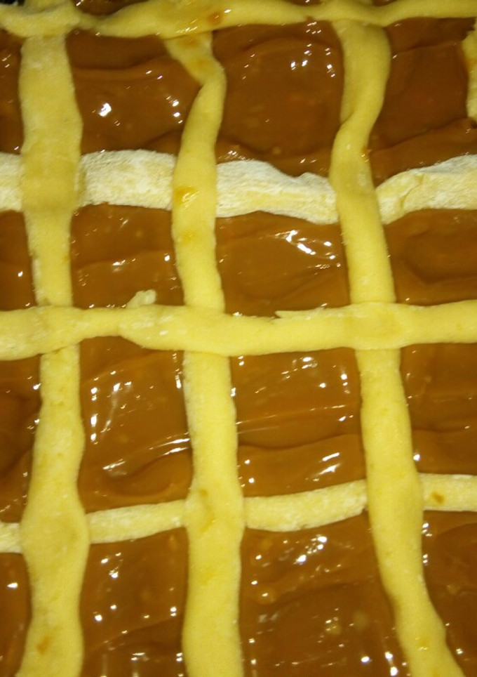 Una foto de Pasta frola de dulce de leche