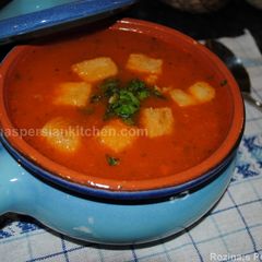 A picture of Tomato soup.
