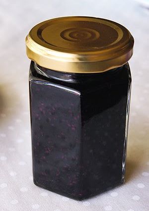 A picture of Huckleberry Jam.