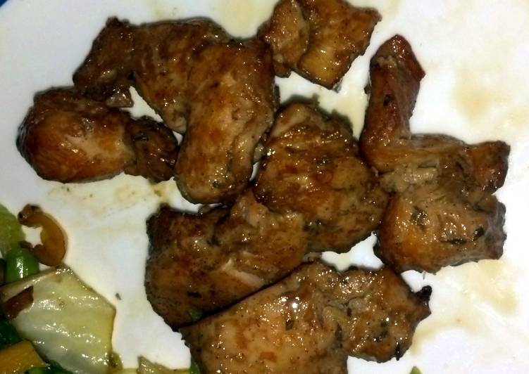Recipe of Favorite Asian-flavored chicken skewers