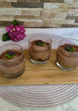 Una foto de Tiramisú de chocolate