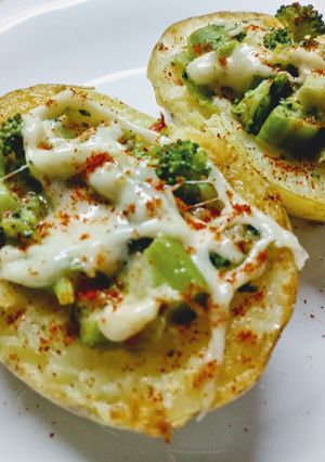 Una foto de Canastitas de papa y brócoli