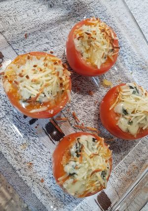 Una foto de Tomates rellenos
