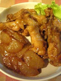 A picture of Too Delicious Sweet & Salty Simmered Chicken Drumettes and Daikon.