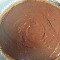 A picture of No Fuss Nutella Cheesecake.