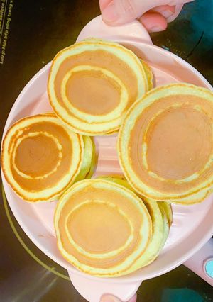 Hình của món Bánh rán nhân milo.