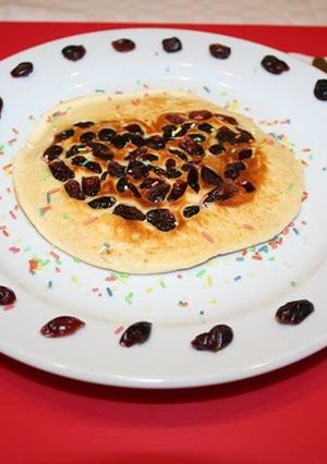 A picture of Valentine's Day Pancake.