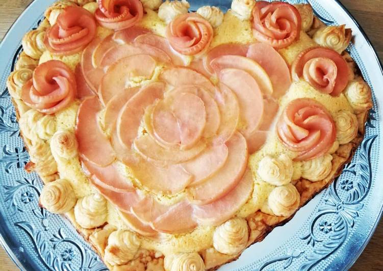 La Meilleur Recette De Tarte pomme frangipane #saintvalentin