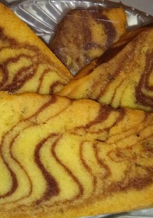 Foto resep Cake zebra kukus moist bgt, gk seret