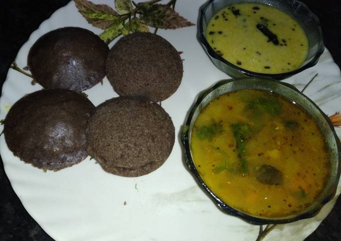 Recipe of Homemade Ragi idli