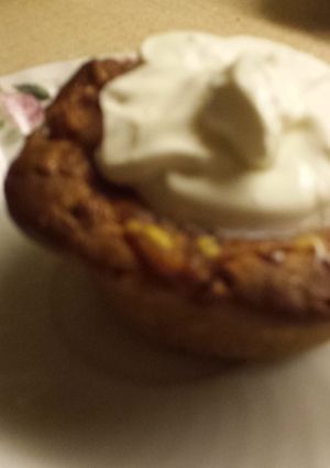 A picture of Amy's Amazing chili dogs on the go.
