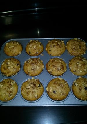 A picture of Banana nut muffin.