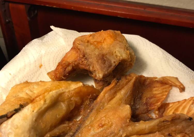 Recipe of Homemade Fried Salmon Head