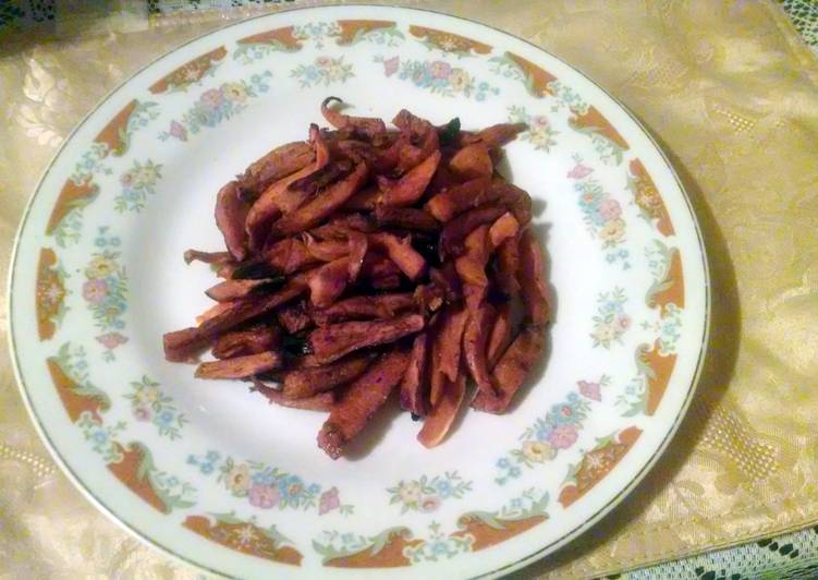 Simple Way to Prepare Favorite Lil Salty Lil Sweet….Potato Fries!