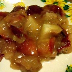 A picture of Honey chai baked apples.