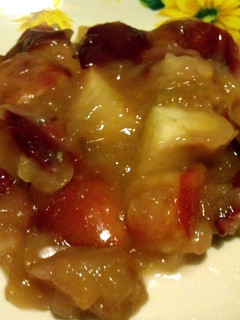 A picture of Honey chai baked apples.