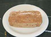 Una foto de budin en microondas